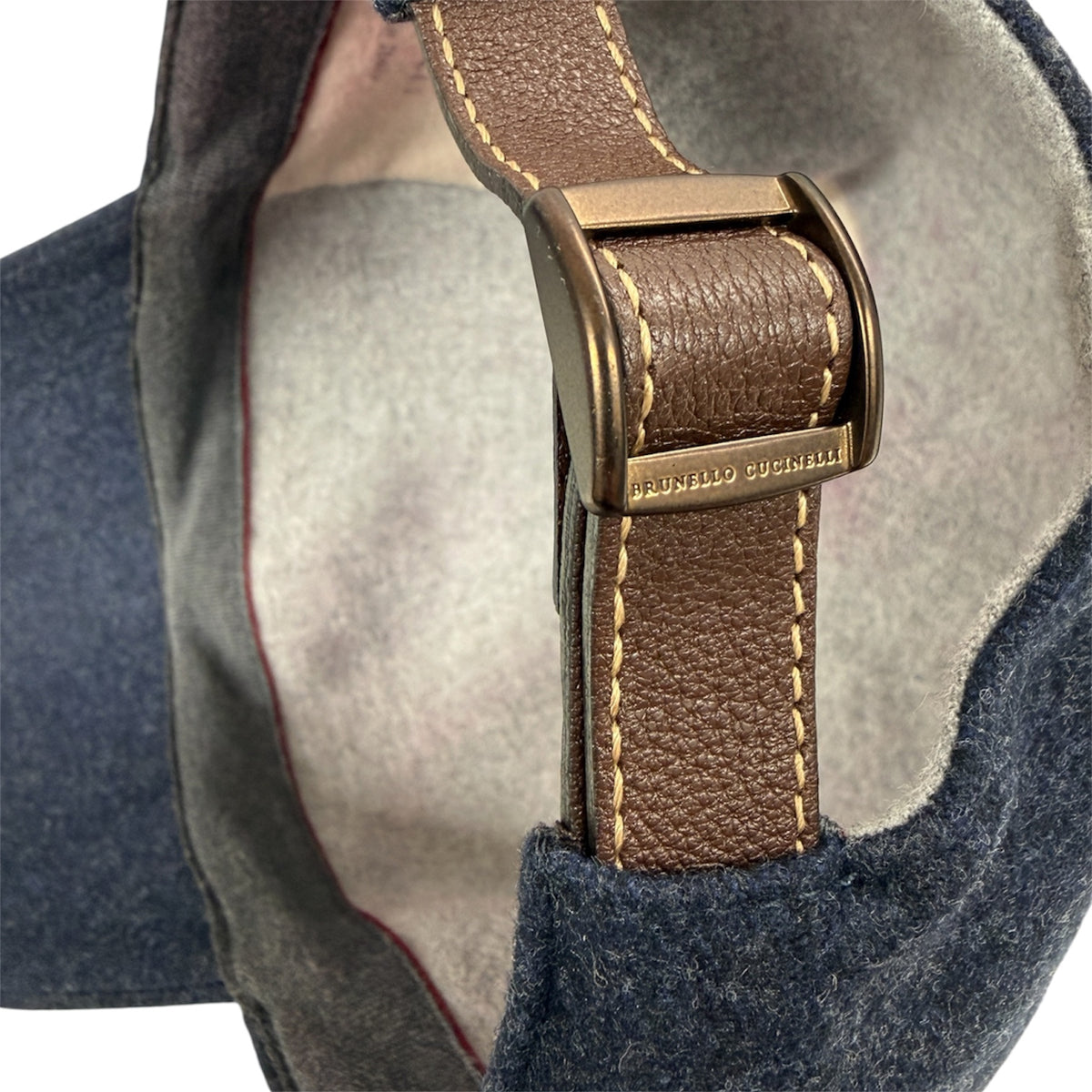 BRUNELLO CUCINELLI Cap M038P9850 Navy Rank (B)