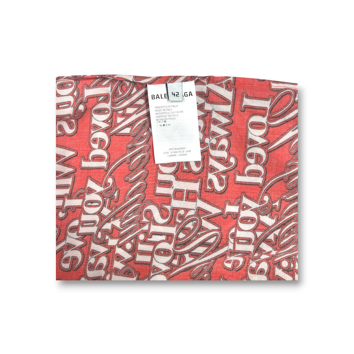 BALENCIAGA Shirt 42 Mens Red 571440 Rank (B)