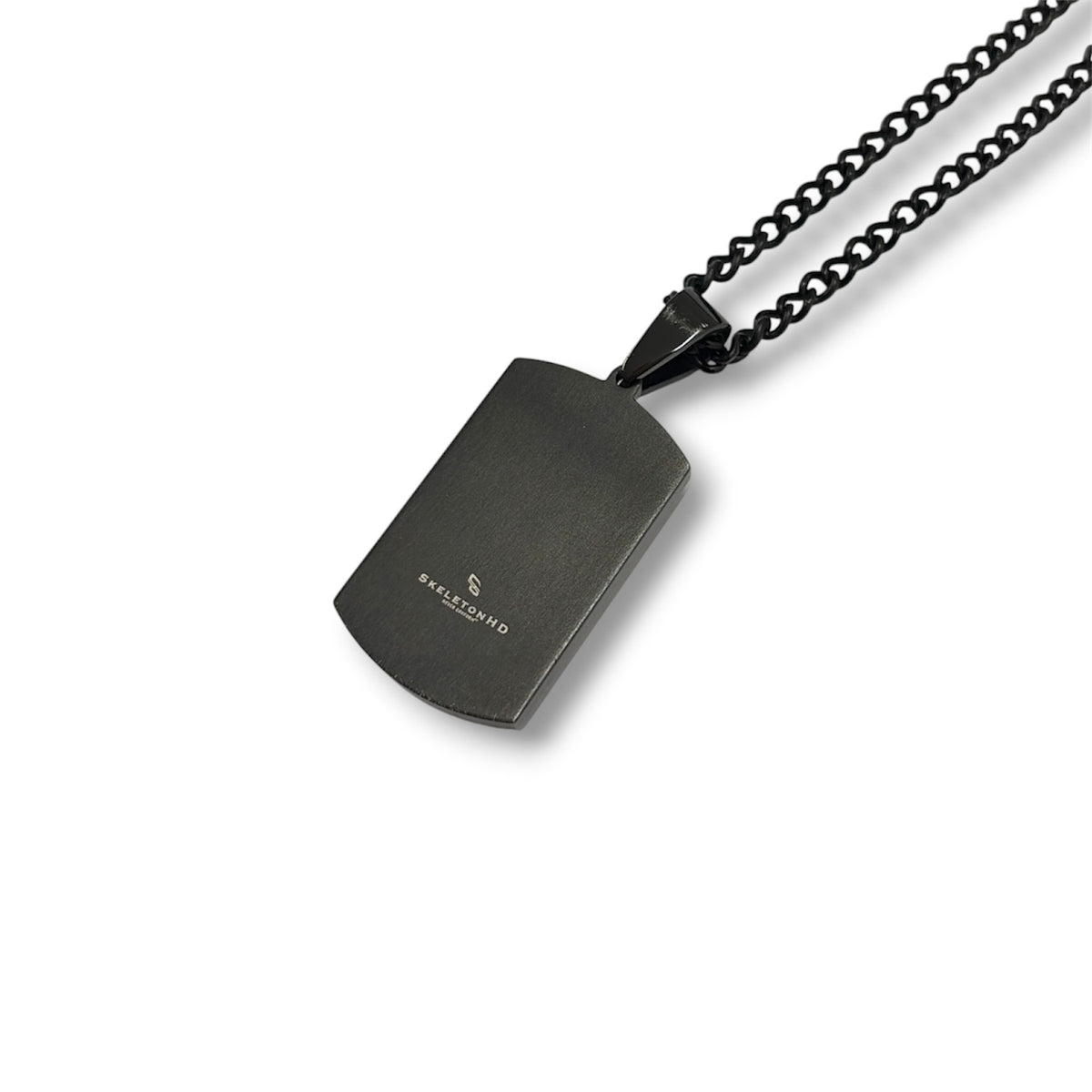 SkeletonHD Necklace Black Coffin Cheaters Black Skul l