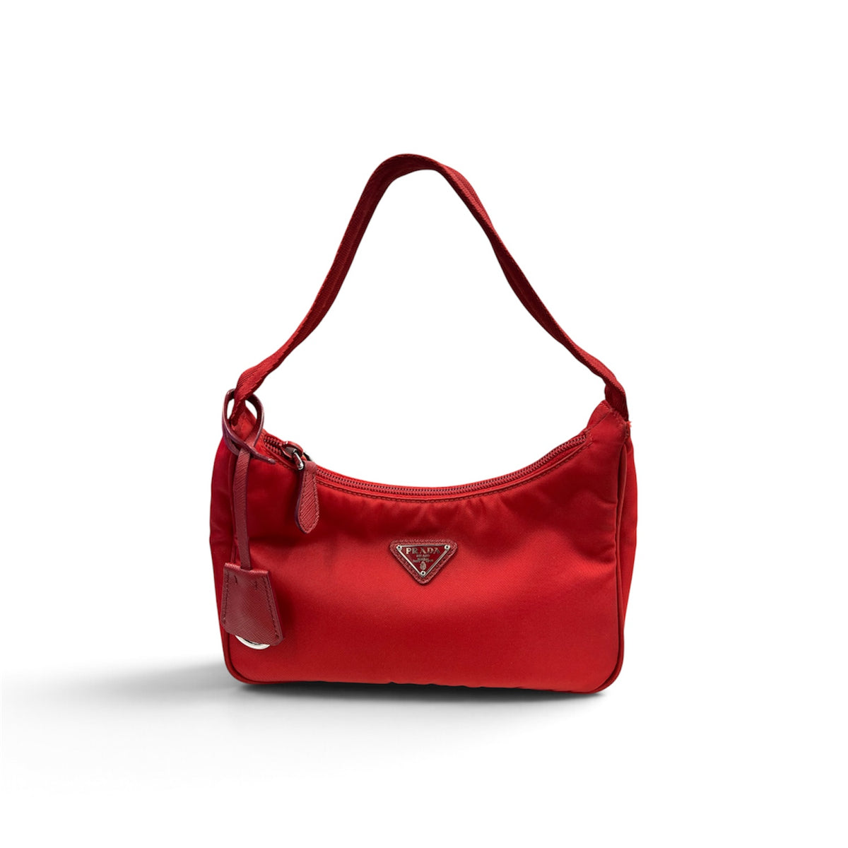 PRADA Shoulder Bag RE- Edition 2000 Red Stain 272 RFID Rank (B)
