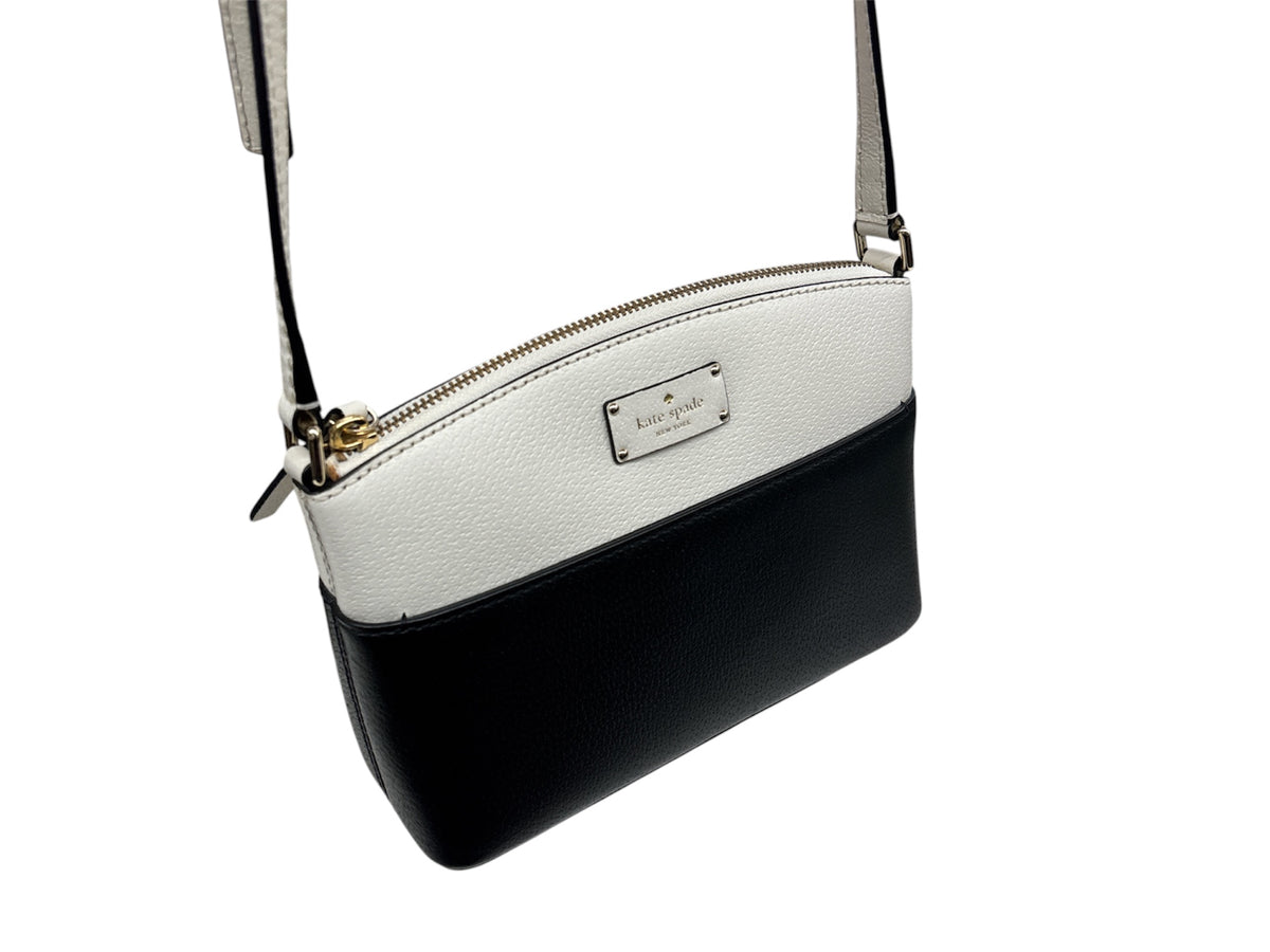 KATE SPADE SHOULDER BAG BLACK AND WHITE