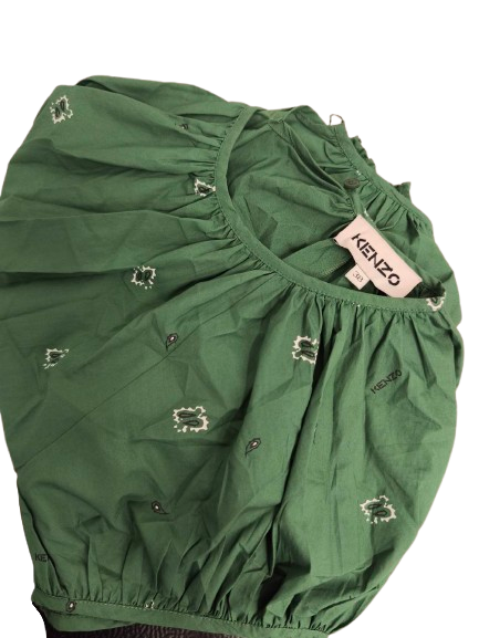 KENZO Blouse 38 Green FC52T0004915