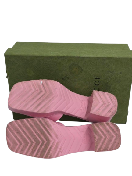 GUCCI Sandal 39 Pink Rank (B) 624730