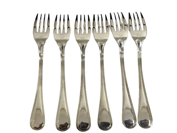 Fork & Spoon Set Noritake 12P Silver