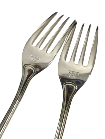 Fork & Spoon Set Noritake 12P Silver