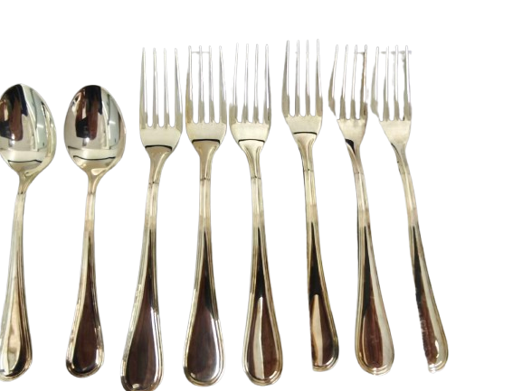 Fork & Spoon Set Noritake 12P Silver