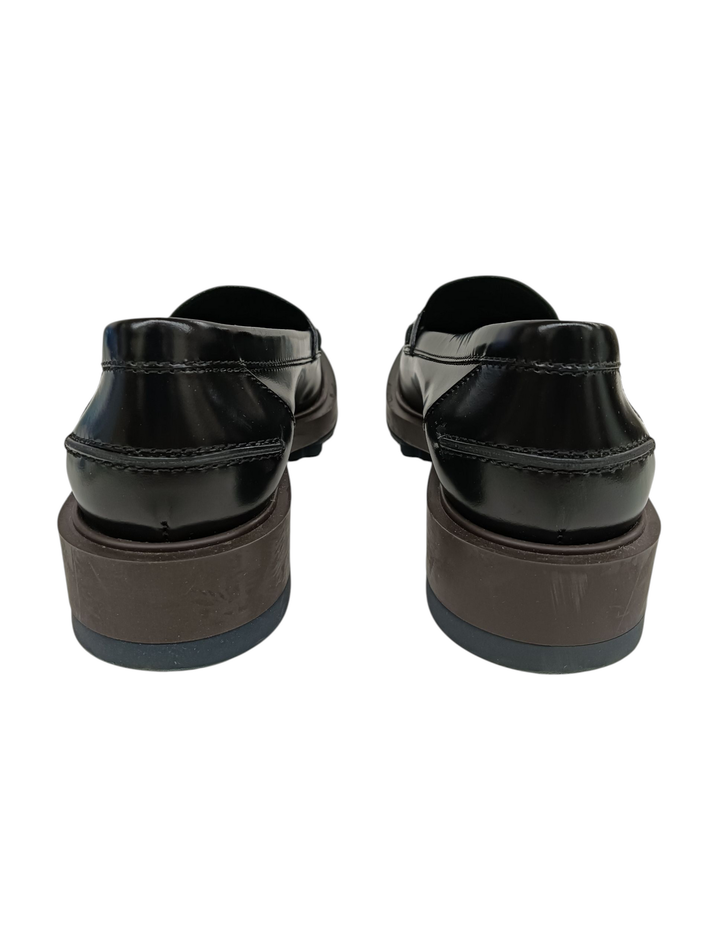 TOD'S Loafers size 34 Lady's Black/Navy