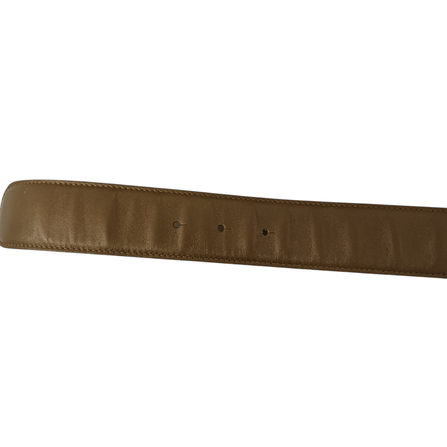 BVLGARI Belt 85 Rank (BC) Brown Lion *Damage