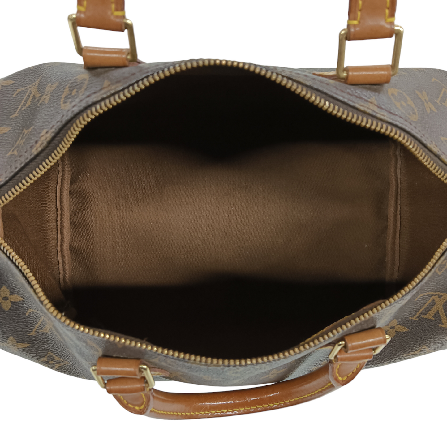 LOUIS VUITTON Handbag Monogram M41526 Brown Damage/Stain AD0040 Speedy 30