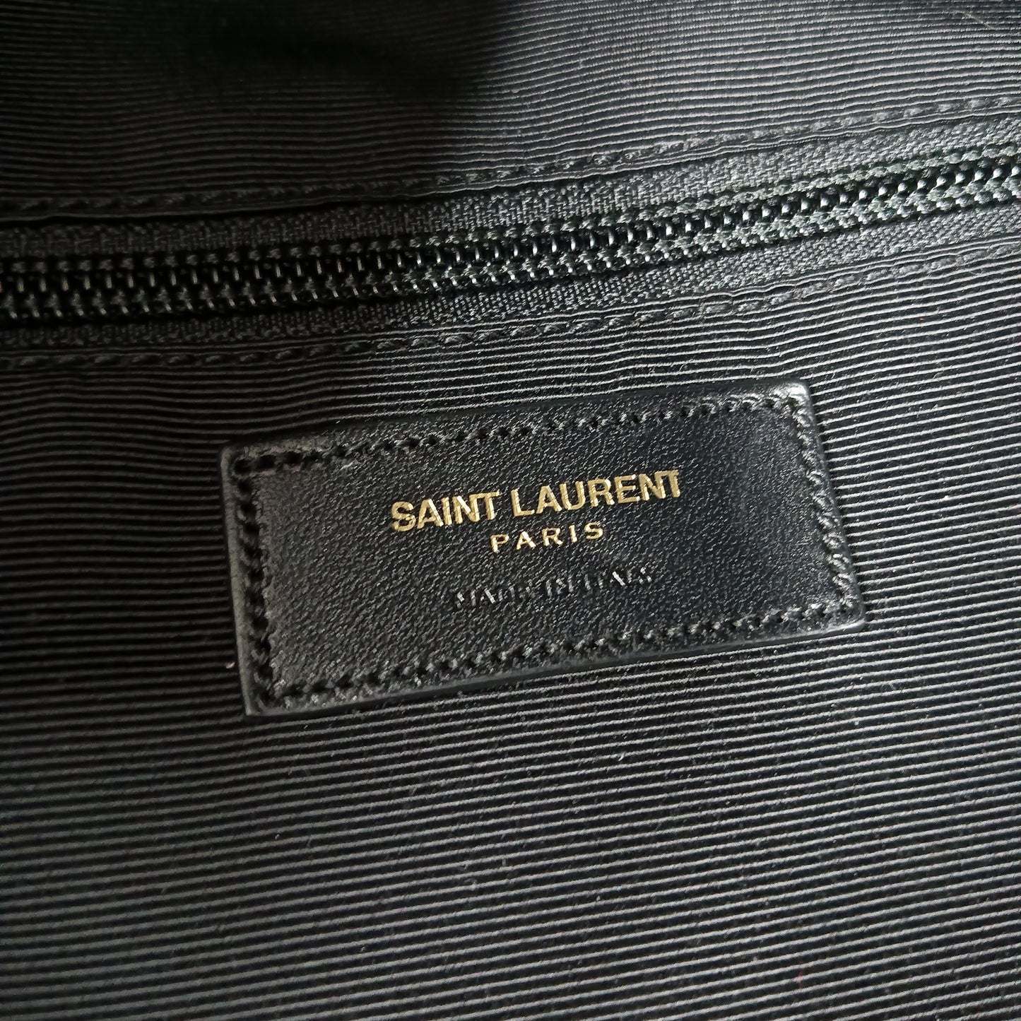 Saint Laurent Paris Backpack LND326865 Black Damage