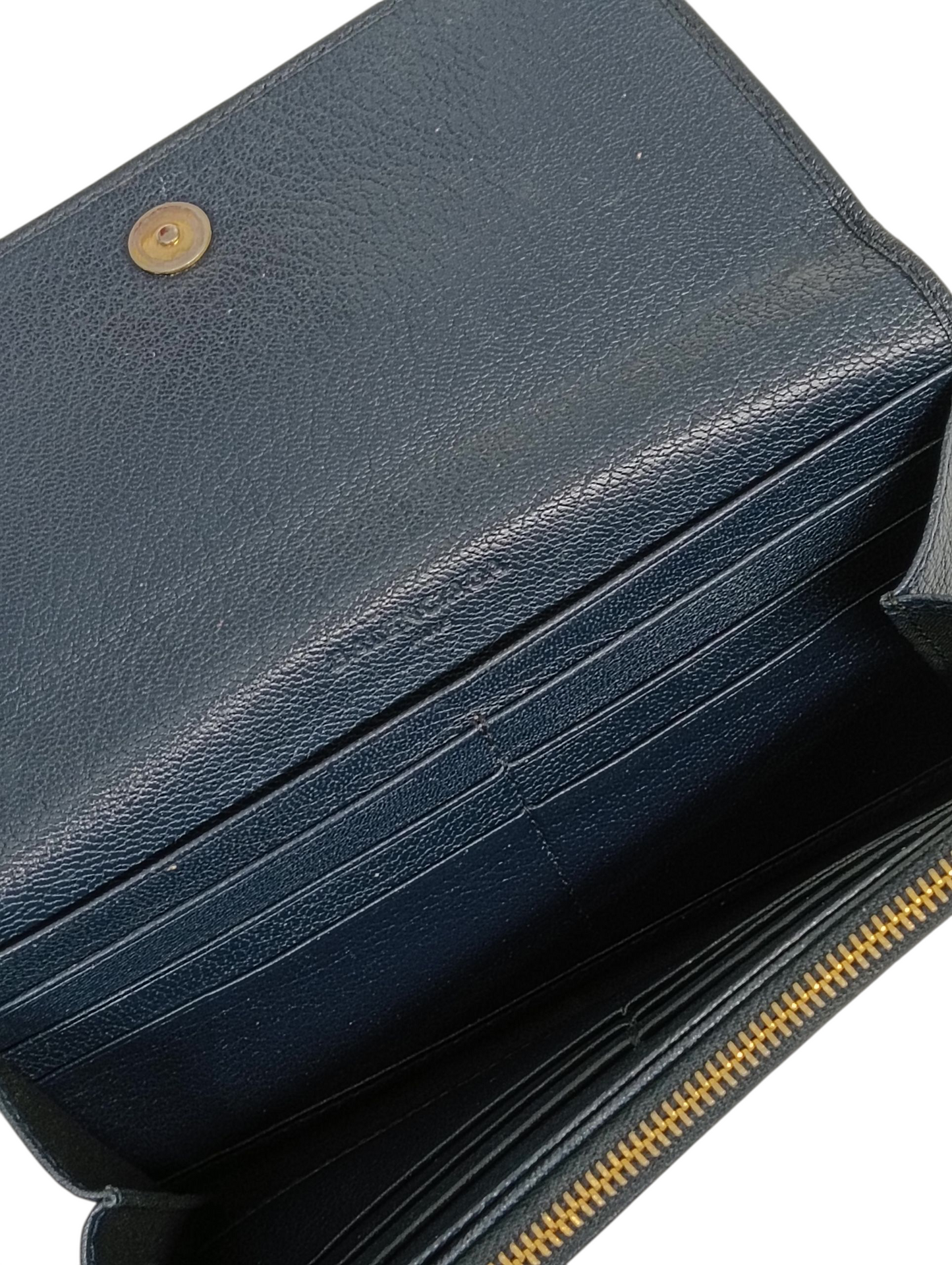 BALENCIAGA Long Wallet 390184 Navy