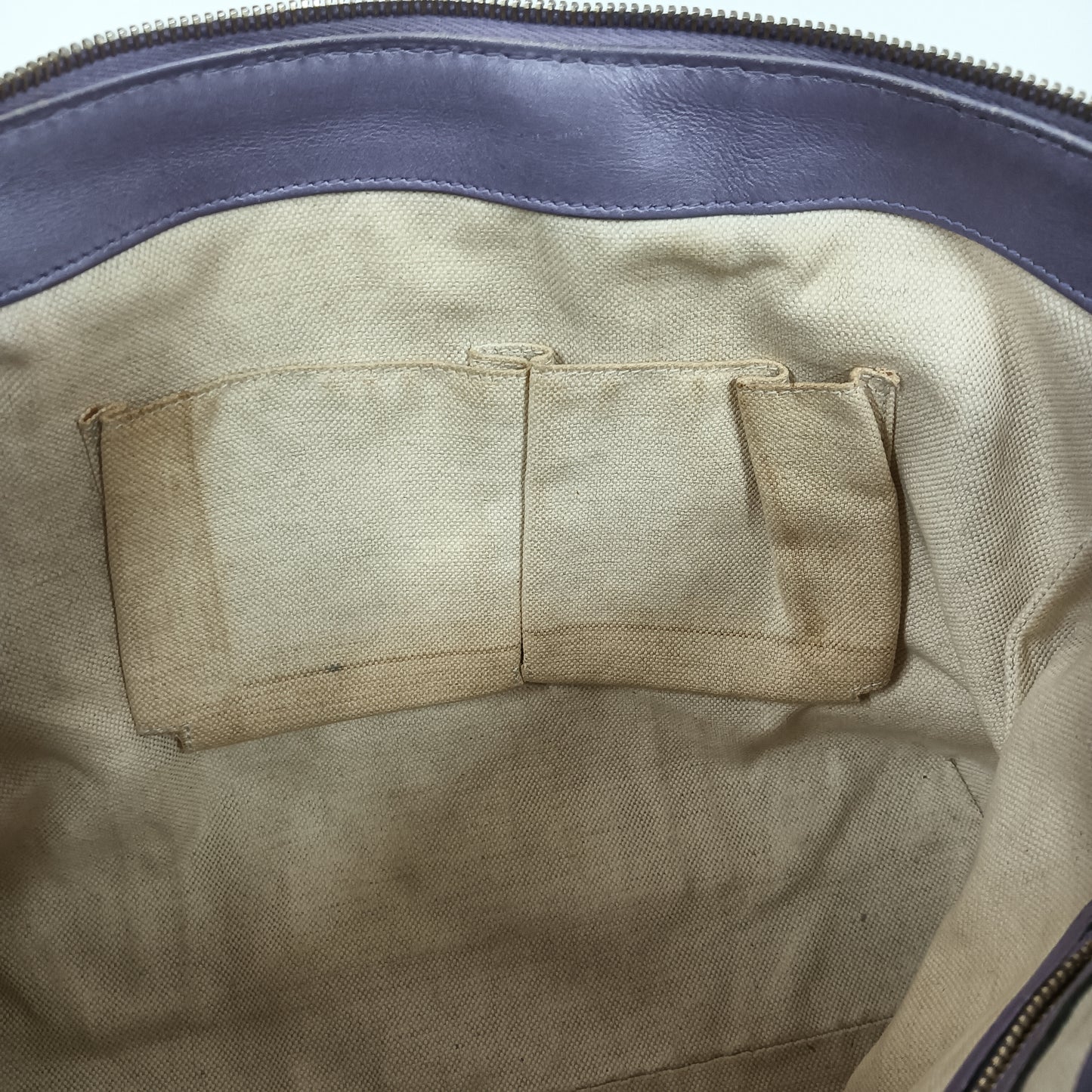 GUCCI Handbag 257069 Purple/Brown **Stain/Damage