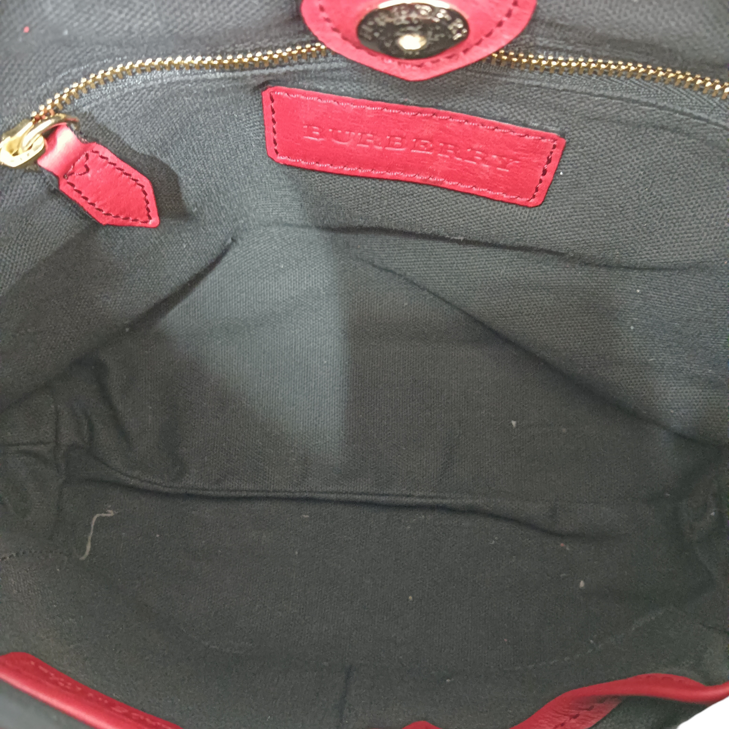 BURBERRY BAG 3937958 BEIGE/RED LITTLE CRUSH RANK B