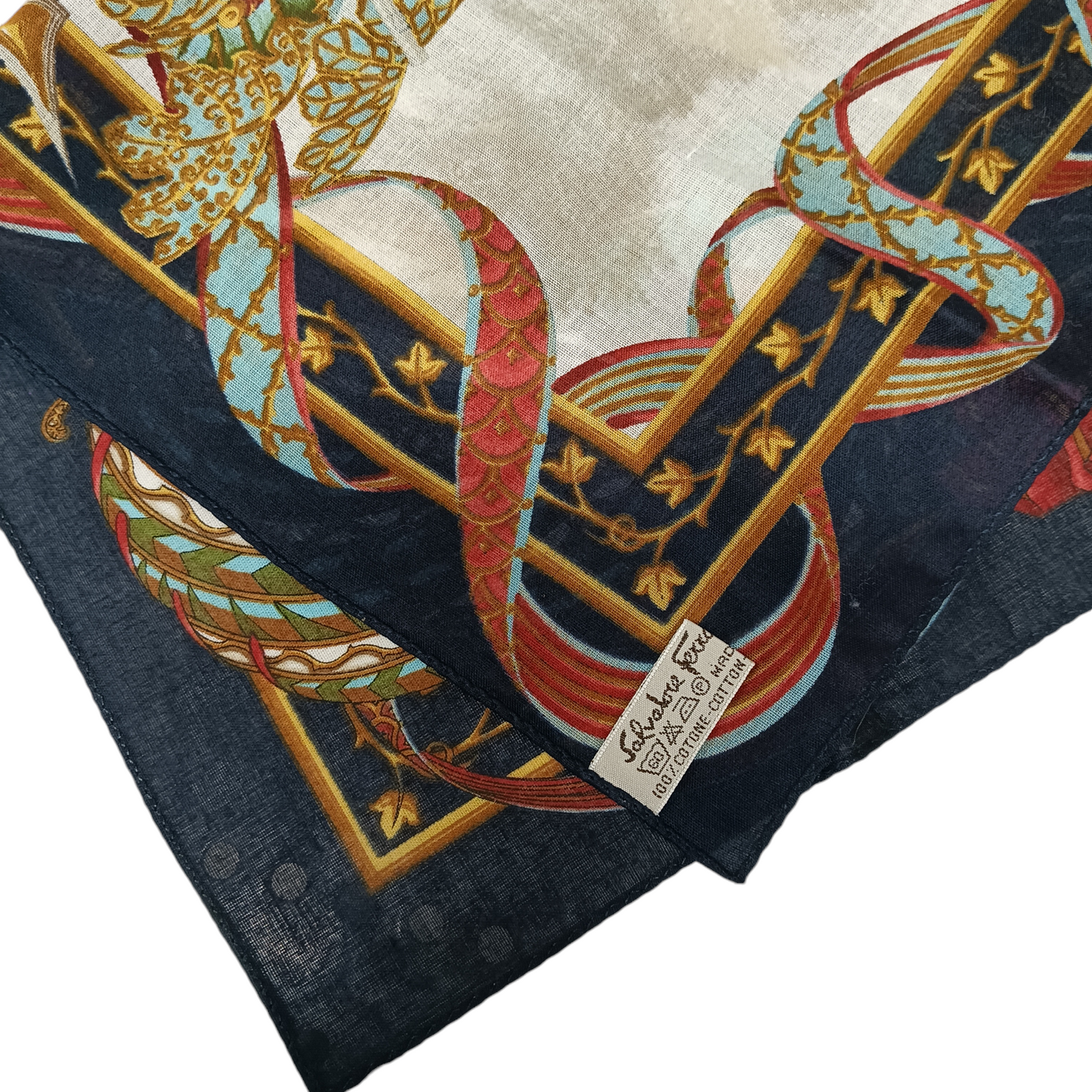 SALVATORE FERRAGAMO SCARF OLD