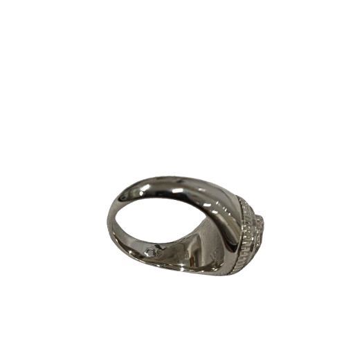 Ring VERSACE Silver BIGGIE PLATINO TAGLIA /15