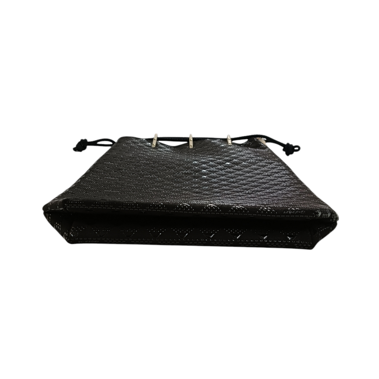 INDEN-YA Pouch Black Deer Leather/Lacquer