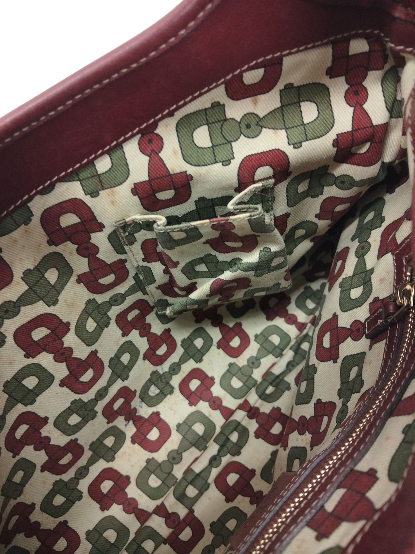 GUCCI SHOULDER BAG RED 153029 RANK (BC) DAMAGE