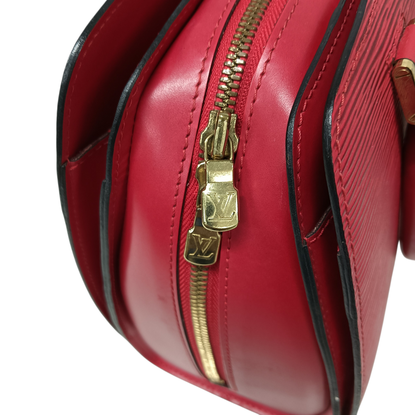 LOUIS VUITTON Handbag Epi Pont Neuf M52057 Red Stain/Damage M11917