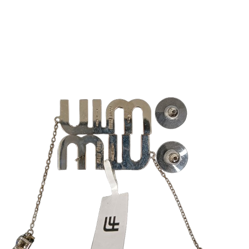 MIU MIU Earring Silver 5JO661 2BNC