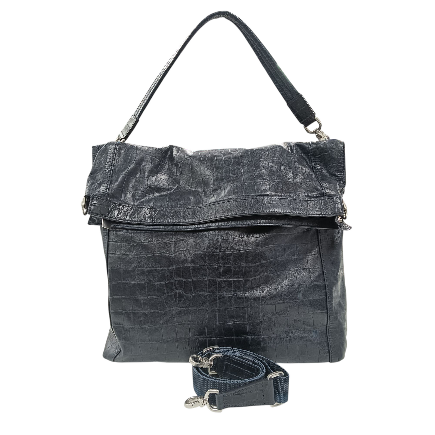 ANIARY 2Way Bag Leather Navy