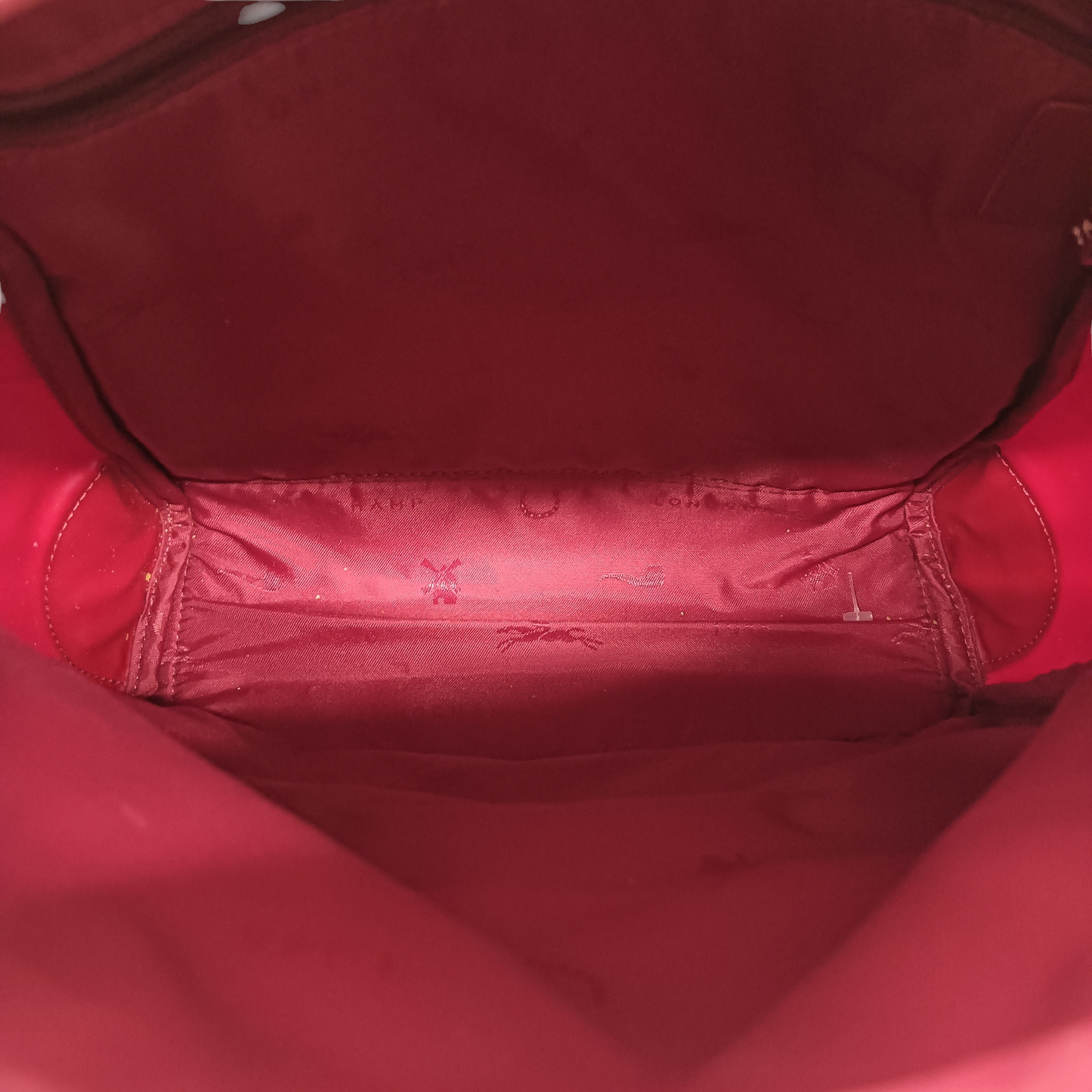 LONGCHAMP Rucksack 1118578609 Rank B Red Damage