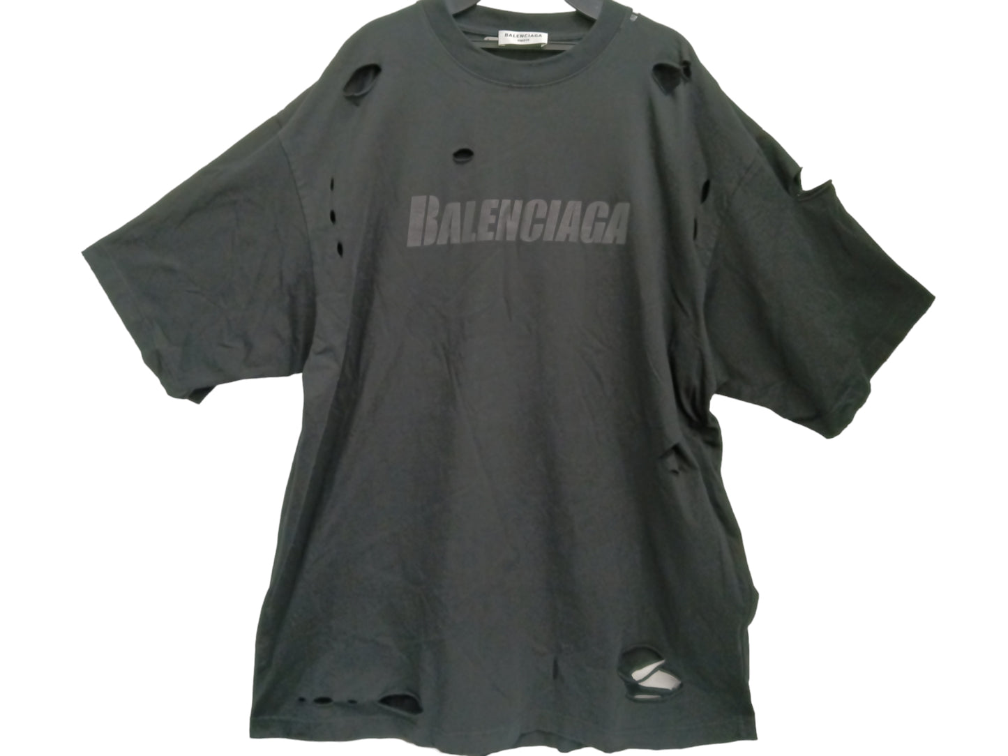 BALENCIAGA T-SHIRT SIZE S BLACK 651795