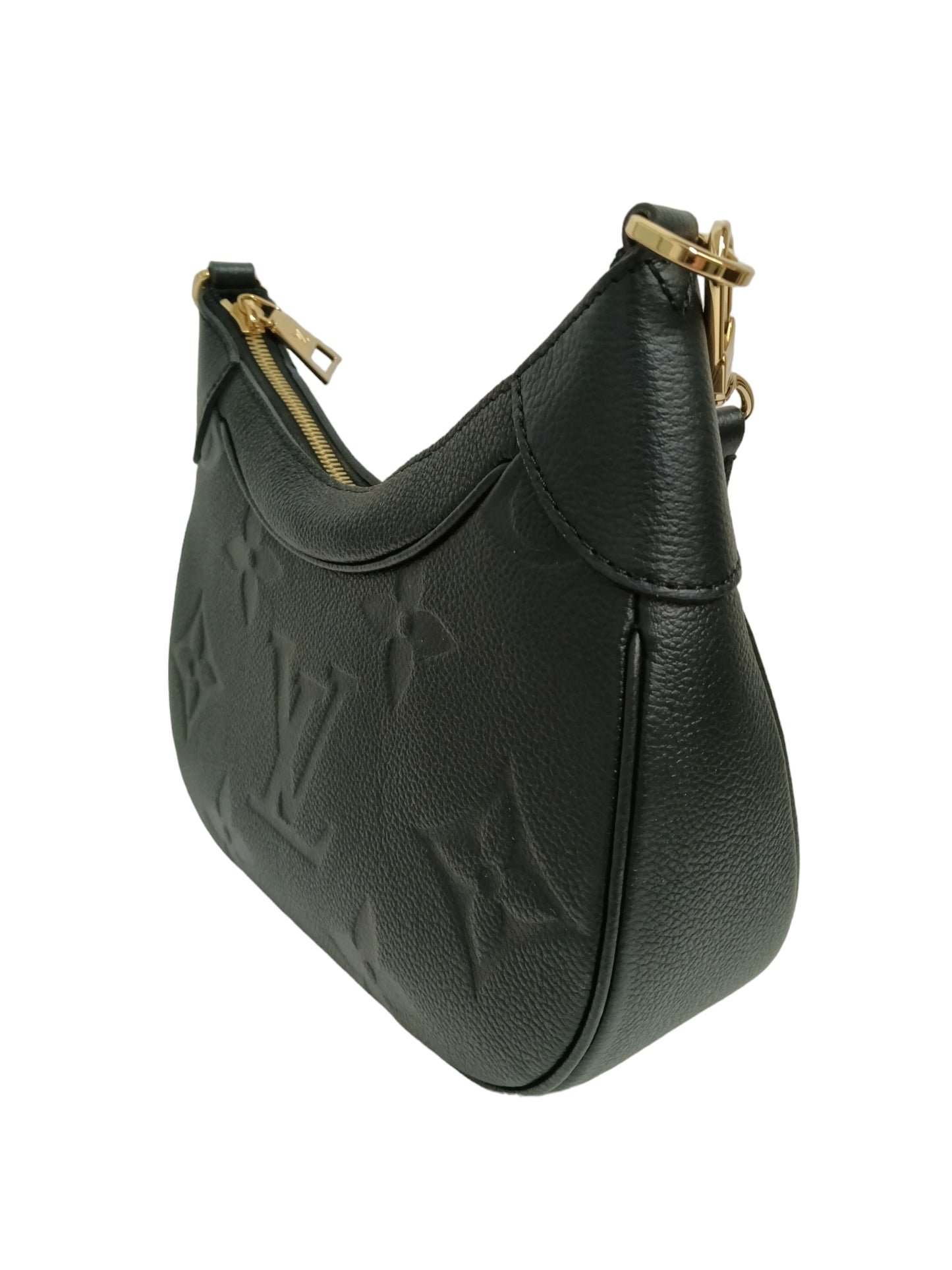 LOUIS VUITTON MONOGRAM EMPREINTE RFID BAGATELLE BLACK M46002