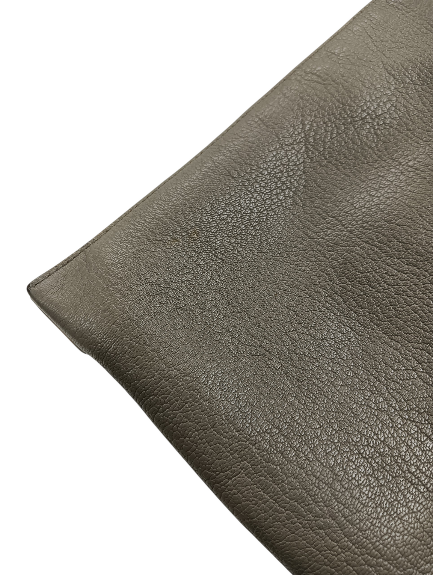 BALENCIAGA Clutch Bag Khaki 12 11 C 568024 Stain 390186