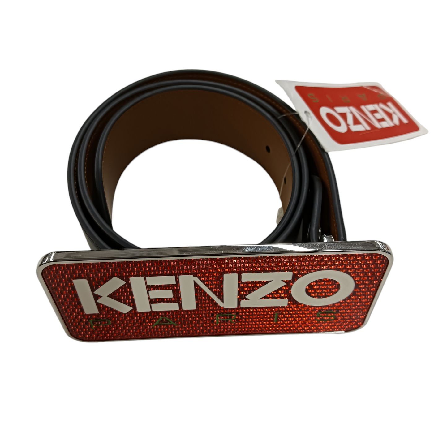 KENZO LOGO BACKLE RED/BLACK