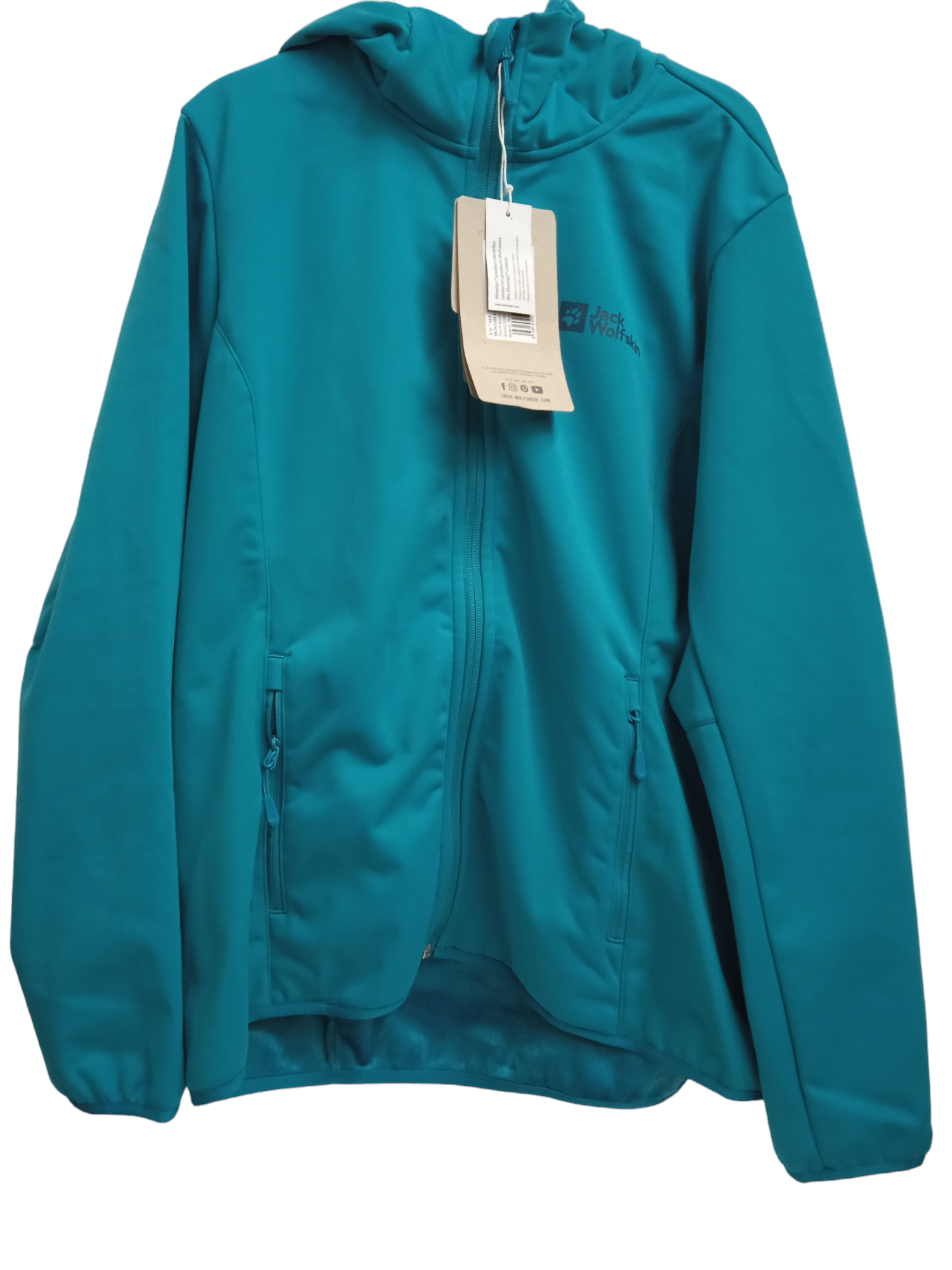 JACK WOLFSKIN JACKET SIZE L SKY BLUE 1307481