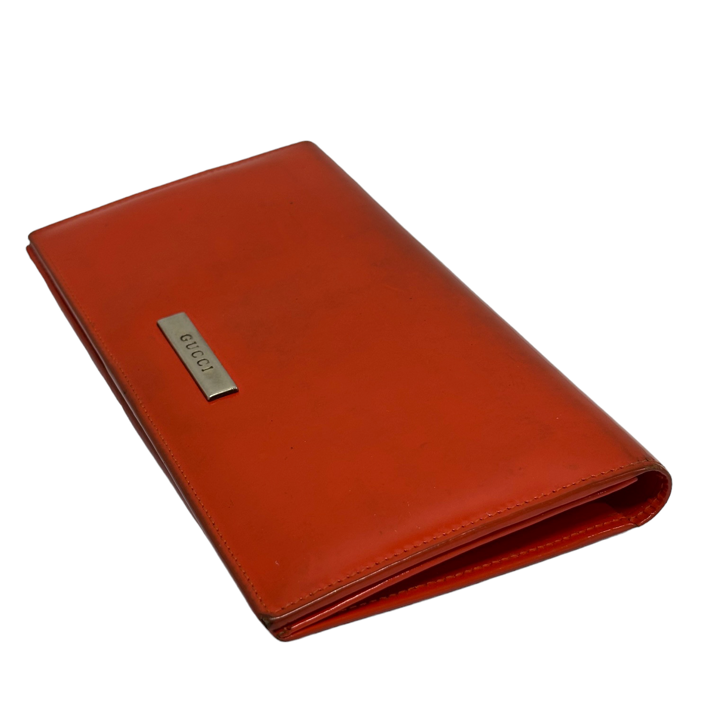 GUCCI Long Wallet Orange 035041618245