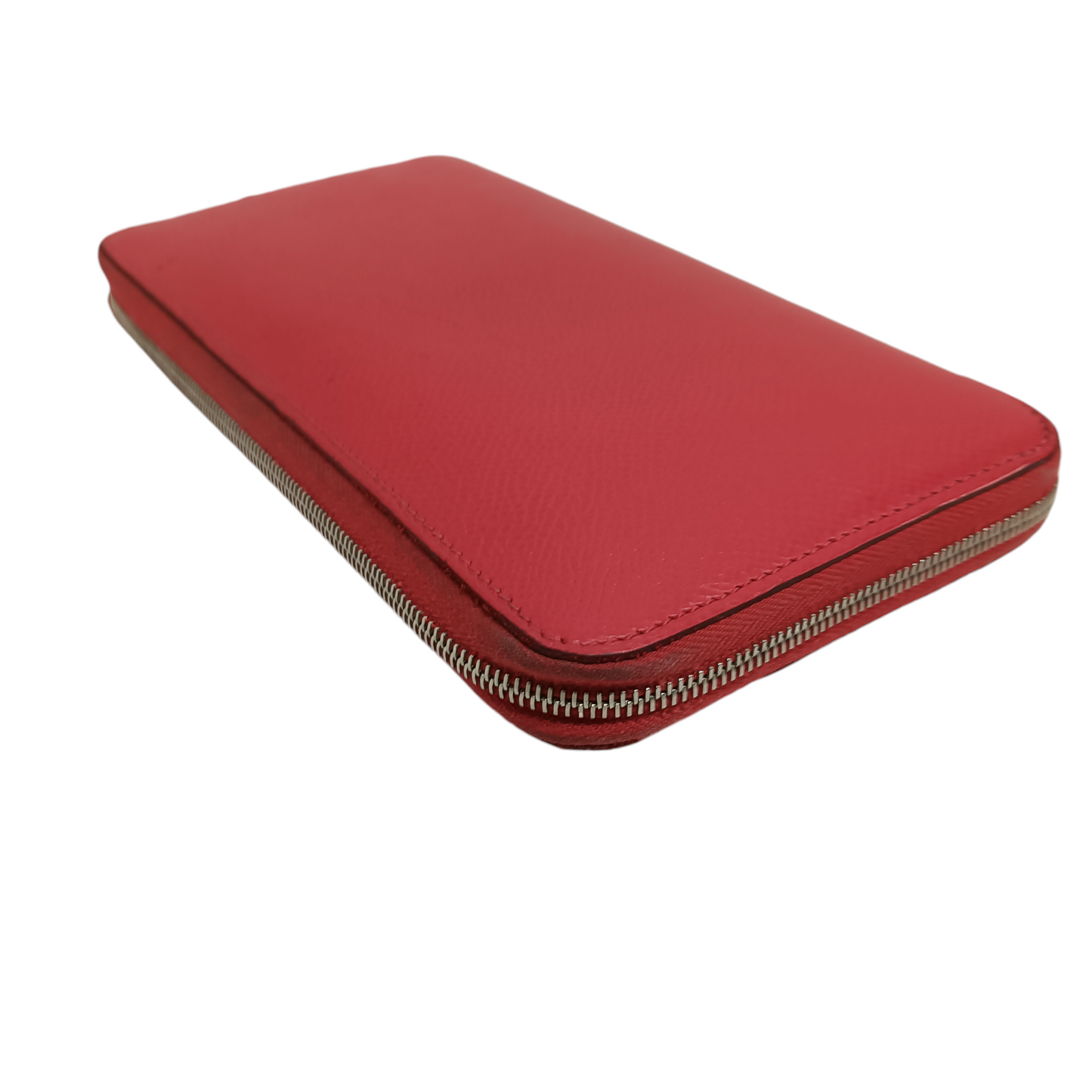 HERMES Long Wallet Red Azap Long silk VoEpson