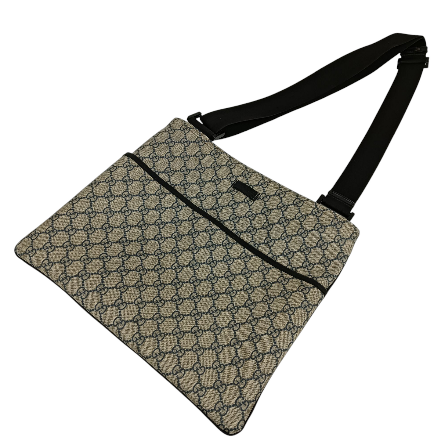 GUCCI Shoulder Bag 162904 213317 Rank (B) Beige/Navy