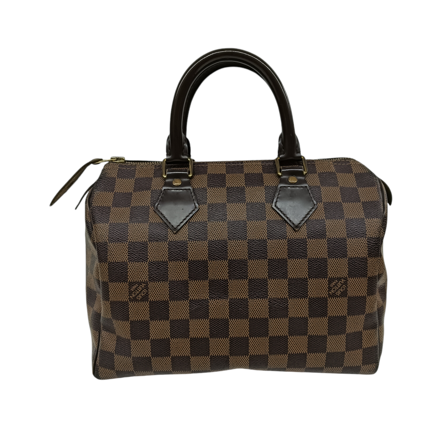 LOUIS VUITTON Handbag Damier Brown Stain TR0173 Speedy 25