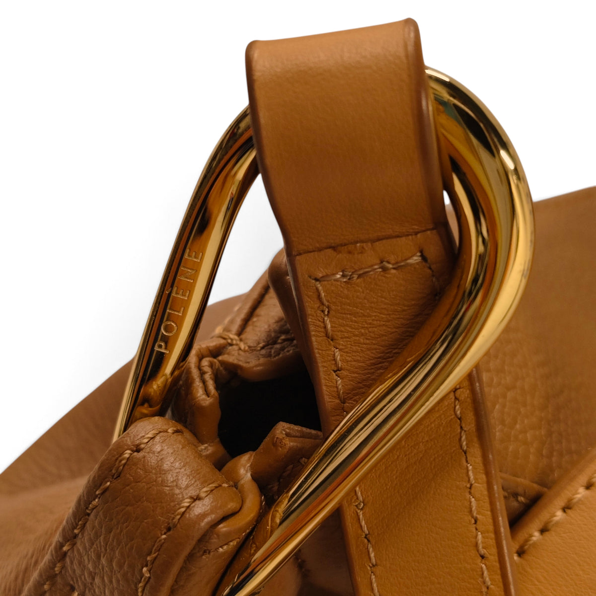 POLENE Shoulder Bag Brown TONCA Rank B