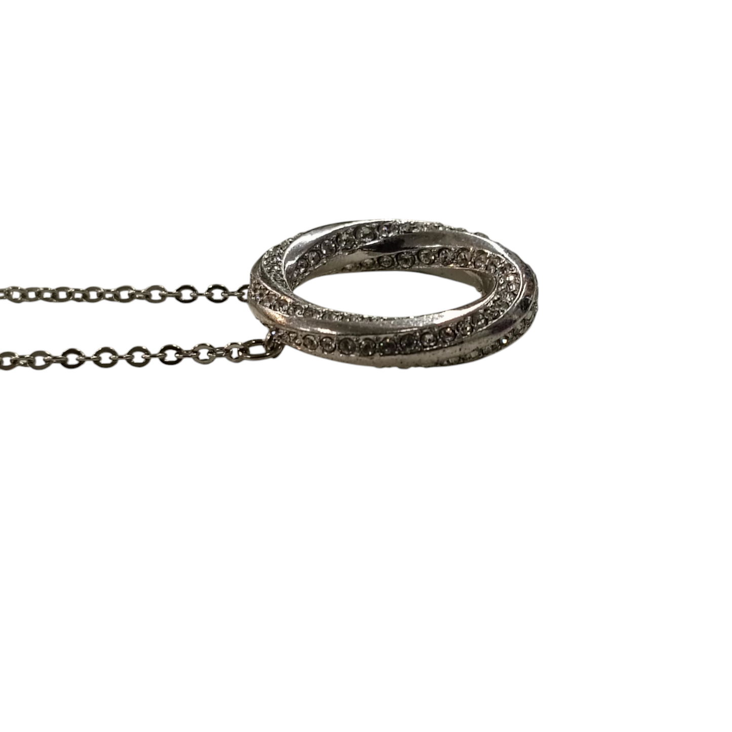 SWAROVSKI Necklace Ring Silver