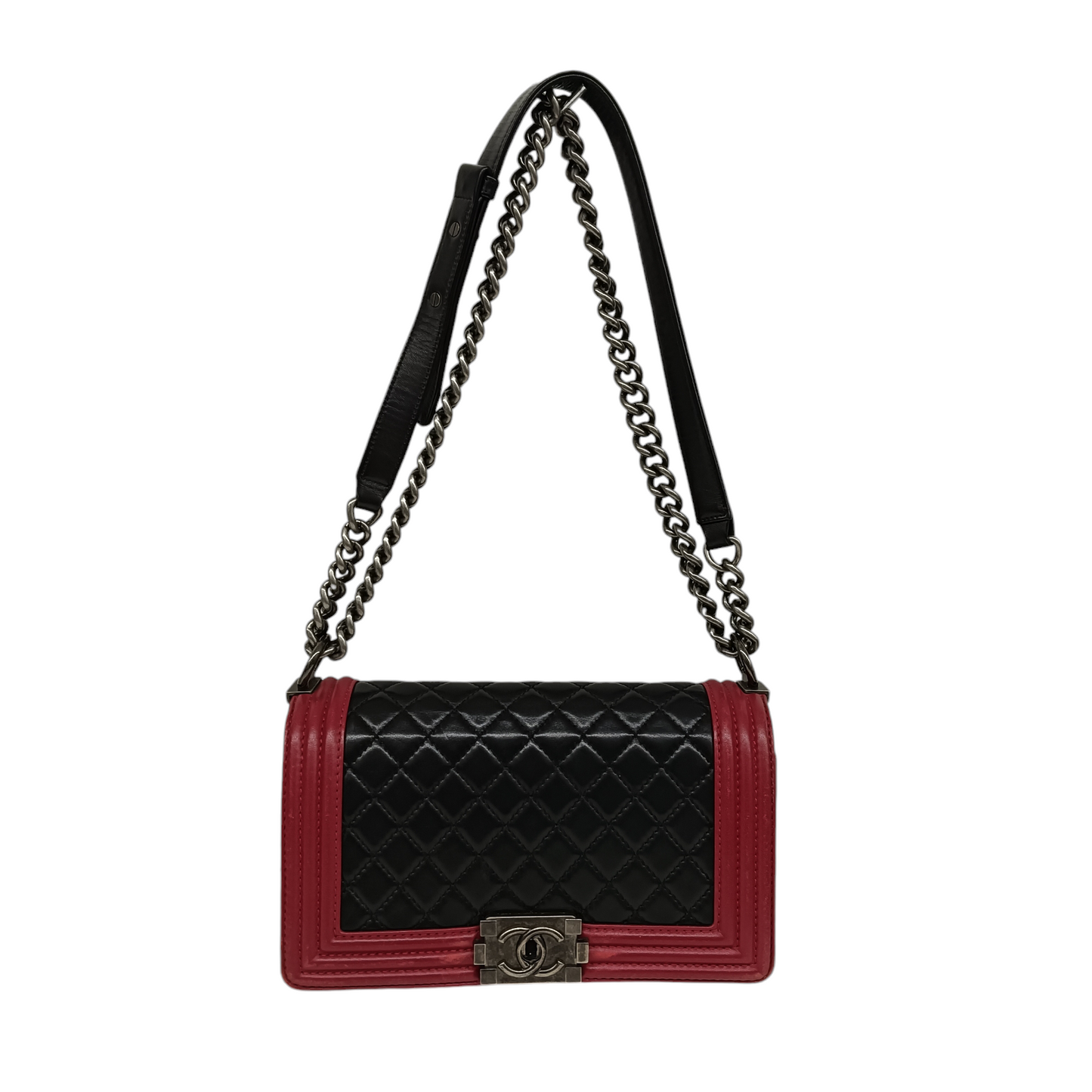 CHANEL Shoulder Bag 17992343 Rank (BC) Black/Red Scratch/Stain With Out Guarantee Card