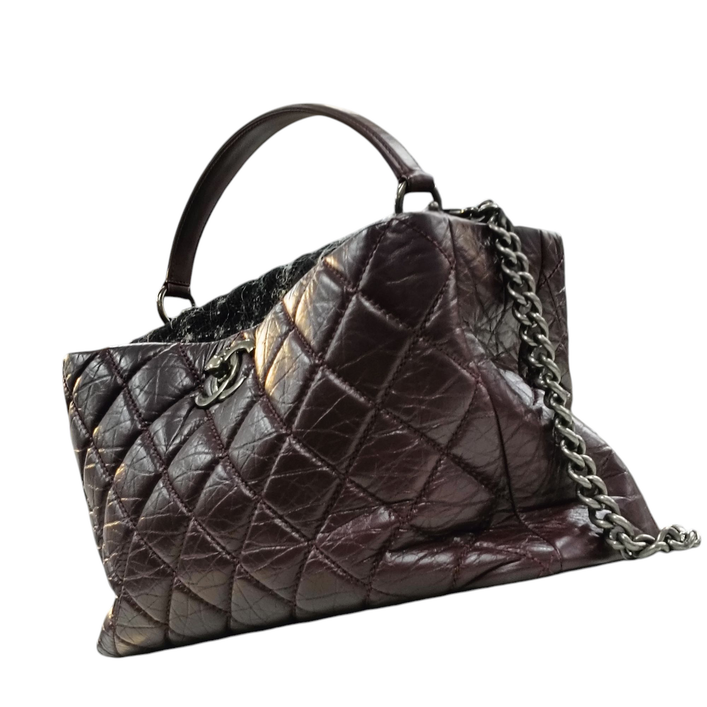 CHANEL 2Way Bag Red/Black Timeless Classic Bag A93270