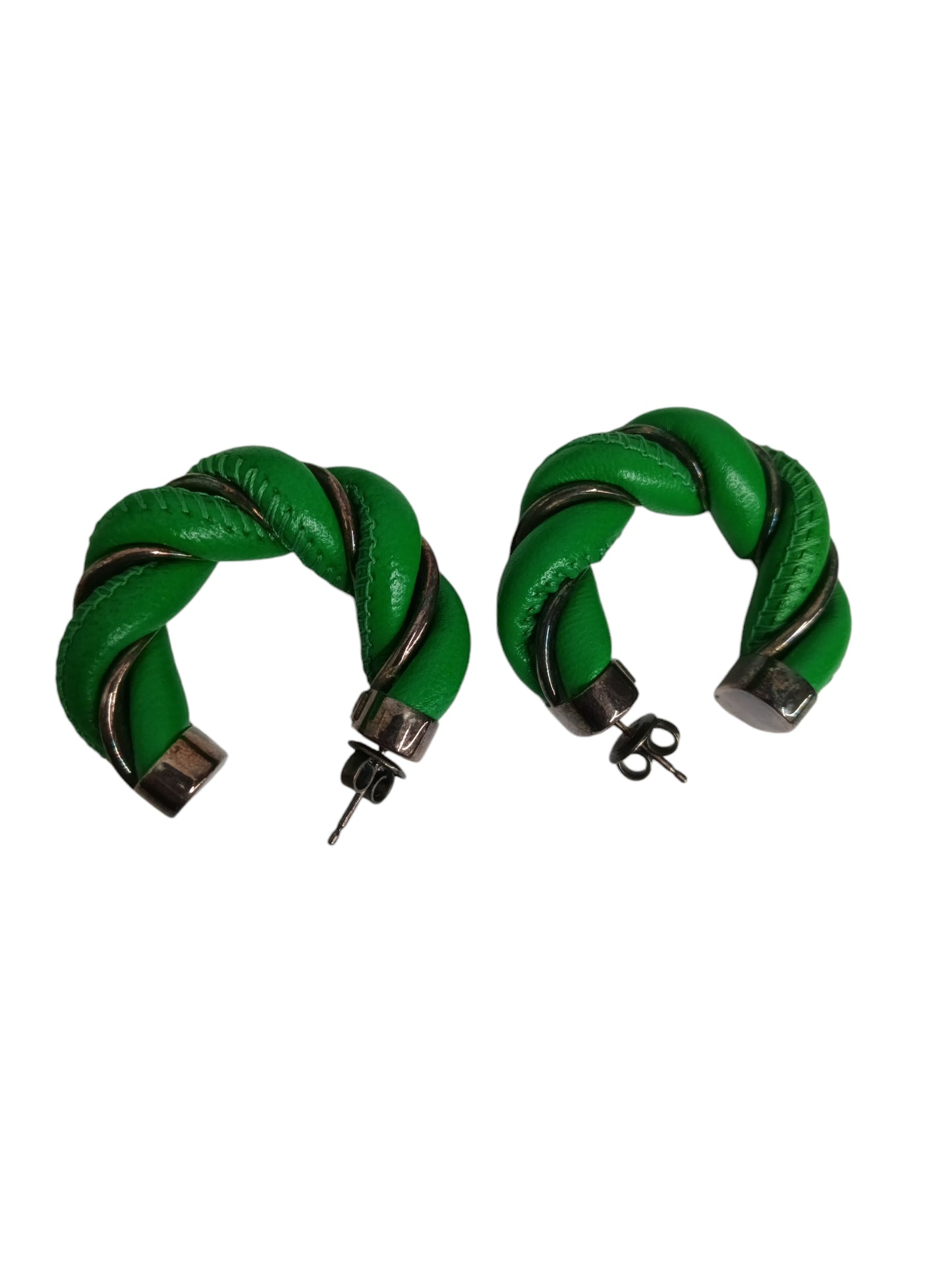 BOTTEGA VENETA PIERCED EARRING GREEN 628948 V507C 37 RANK(A)