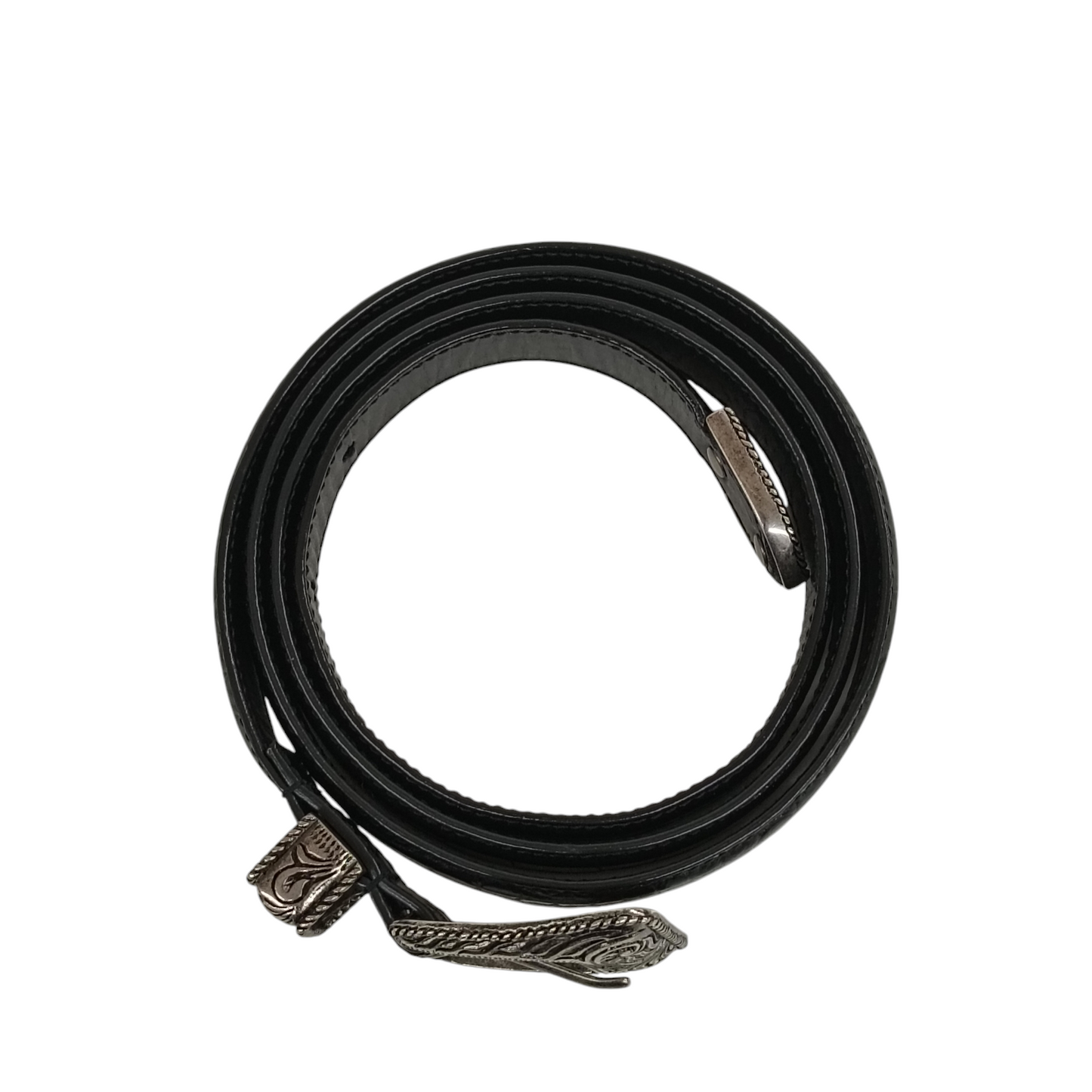 SAINT LAURENT PARIS Belt Rank (B) Black GRZ352958