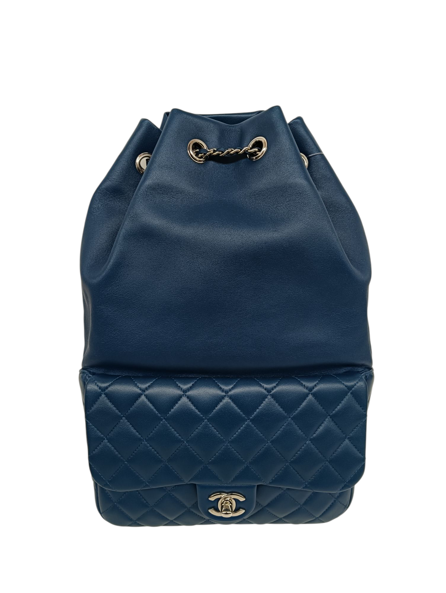 CHANEL Rucksack 23807126 Navy With out Garantee Card