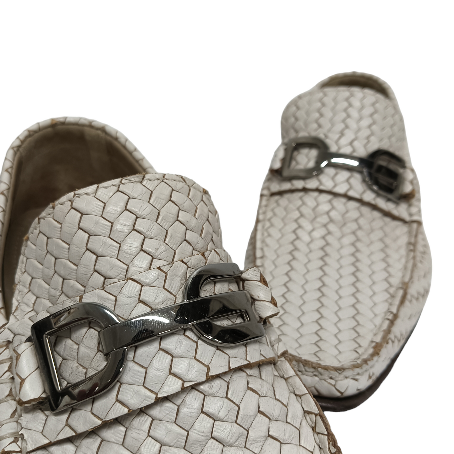 DOLCE & GABBANA Shoes Mens White Size 38