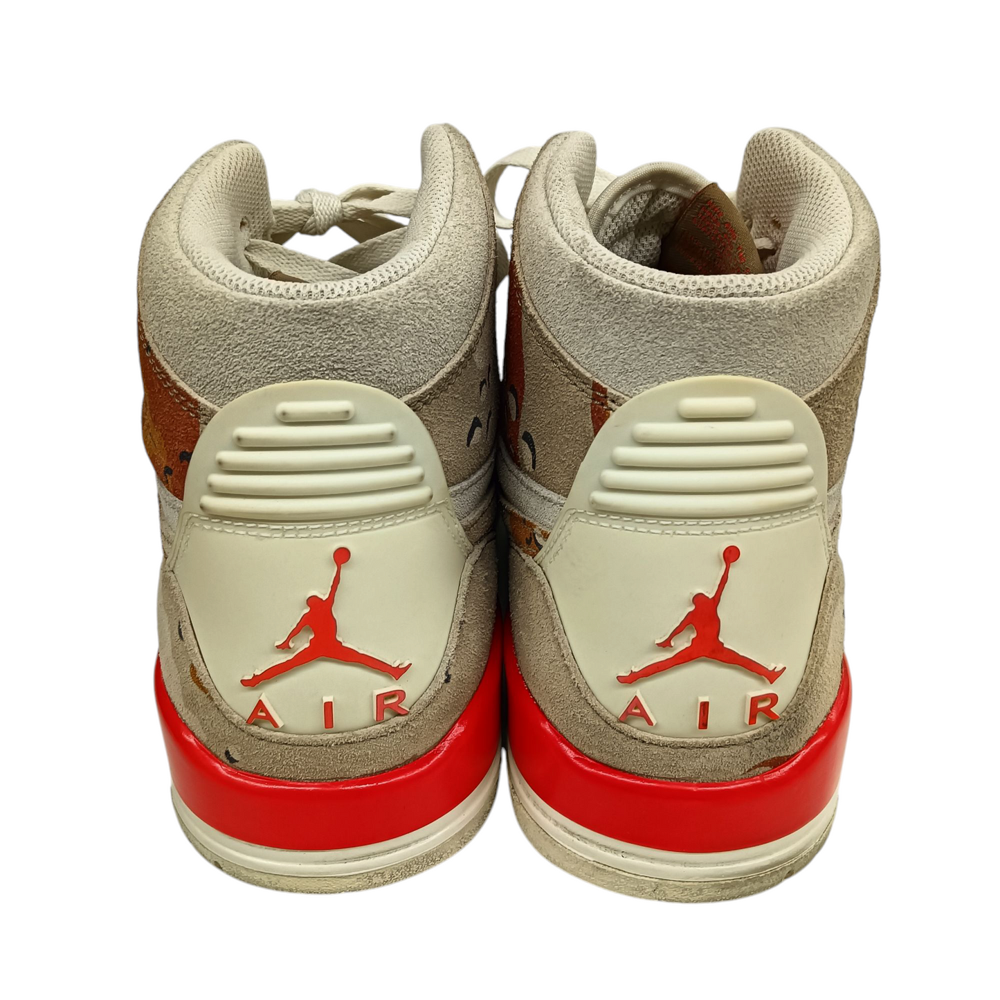 NIKE High Cut Sneakers 10US AV3922-126 Mens Beige/Orange Rank(B) AIR JORDAN LEGACY 312