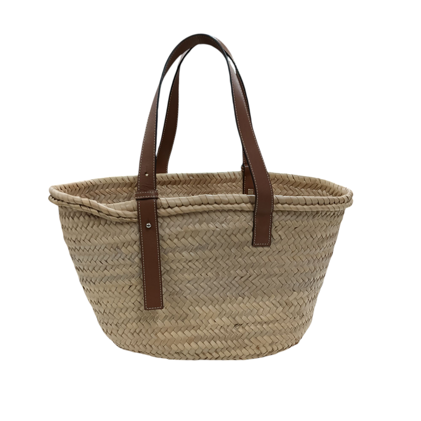 LOEWE Tote Bag BASKET L Beige/Orange