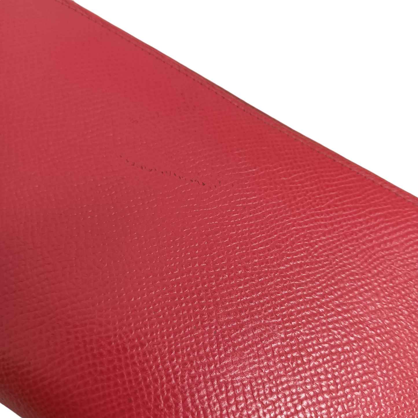 HERMES Long Wallet Red Azap Long silk VoEpson