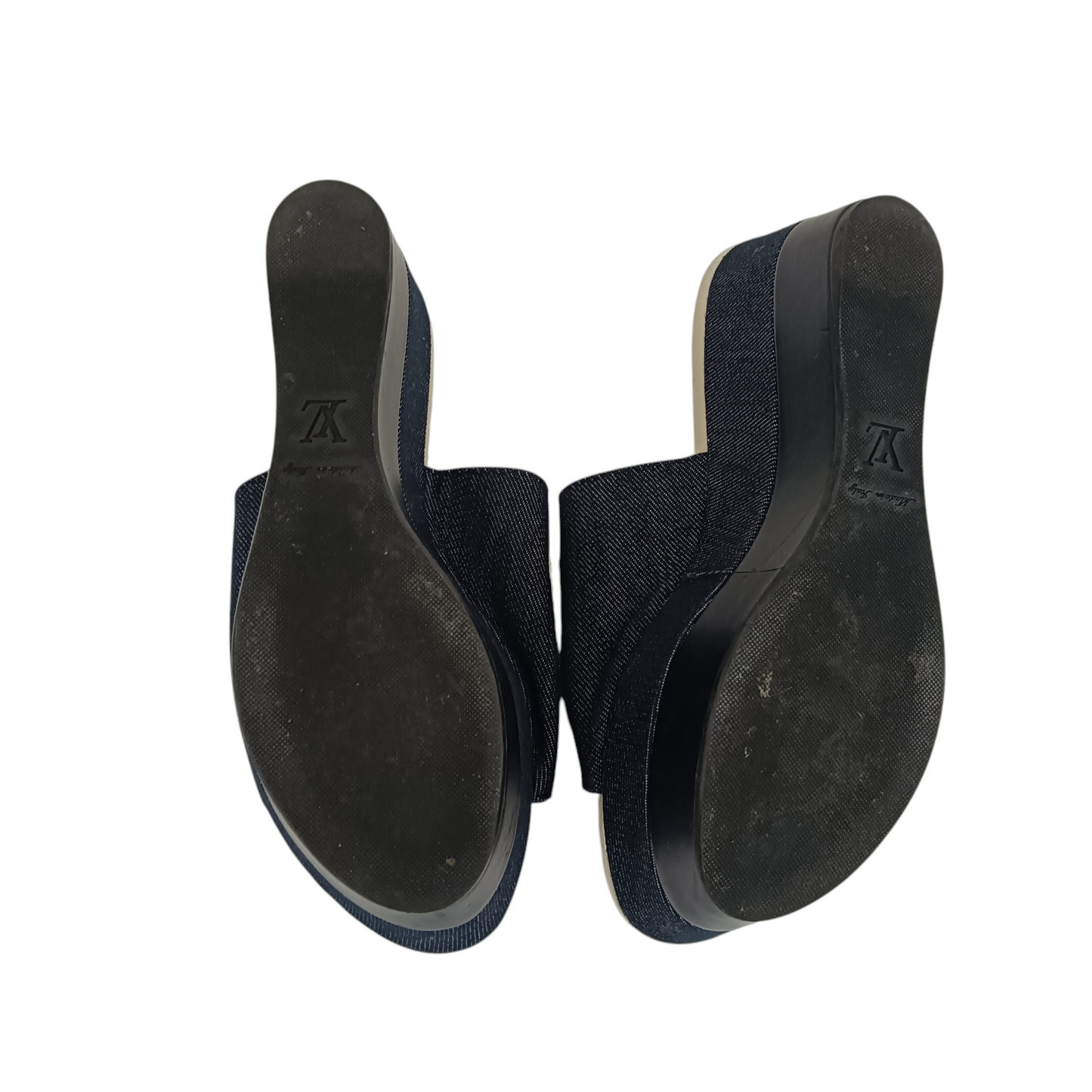 LOUIS VUITTON Sandal 37 Lady's Navy Rank(B) MA1116