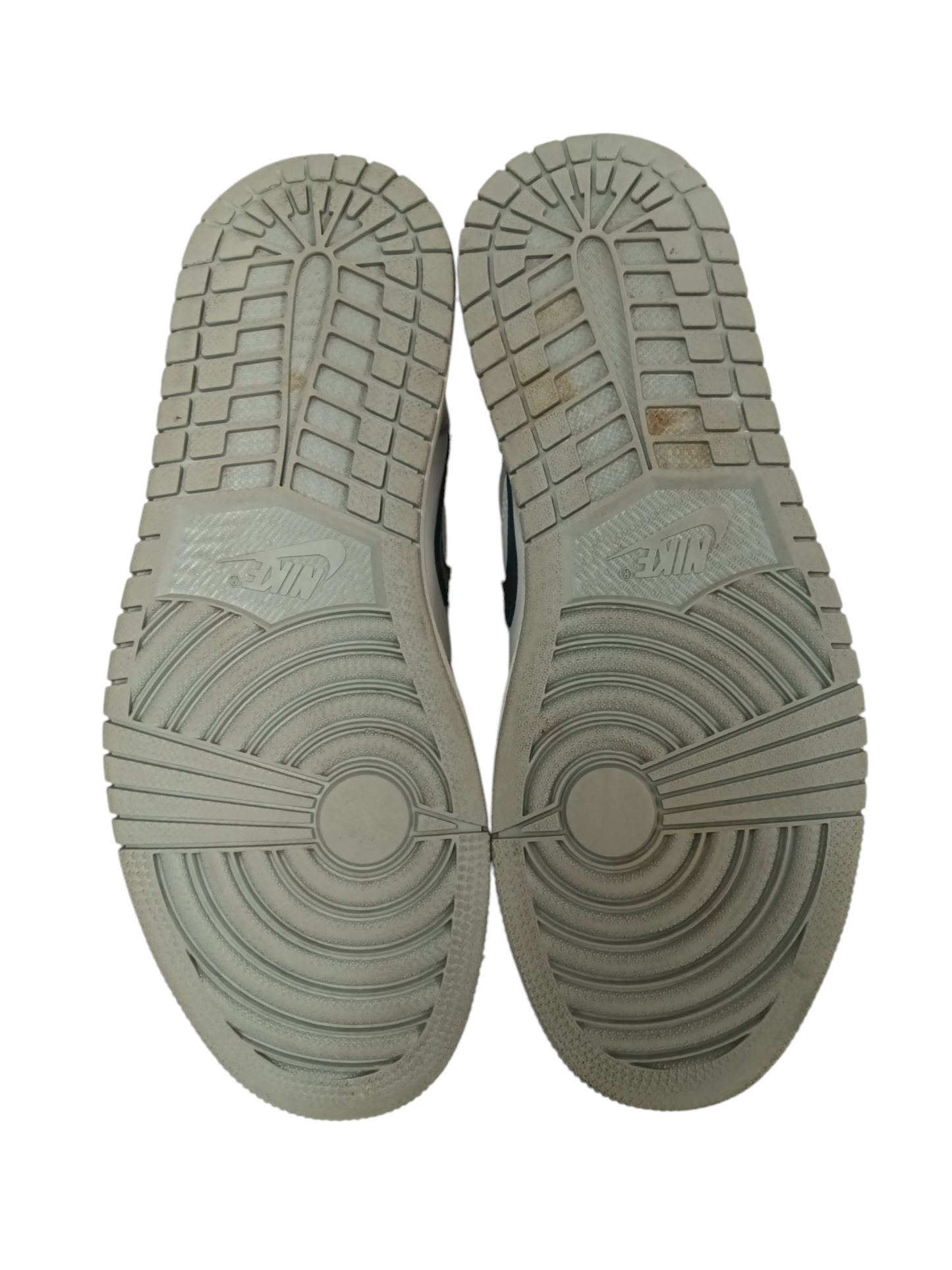 NIKE Air Jordan 1 Mid Light Smoke Gray Mens Size 44 554724-092