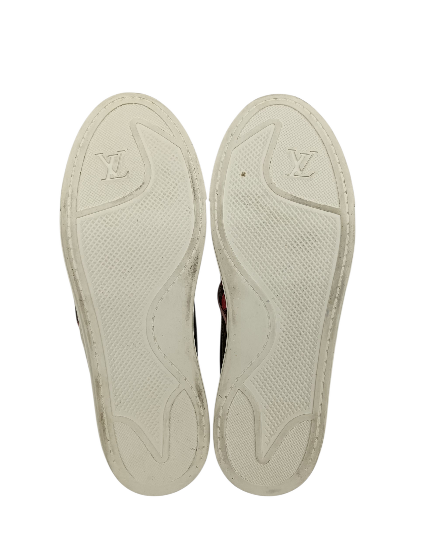 LOUIS VUITTON Slip-on Size 37 Bay harbor Slip Lady's Brown/Pink Monogram