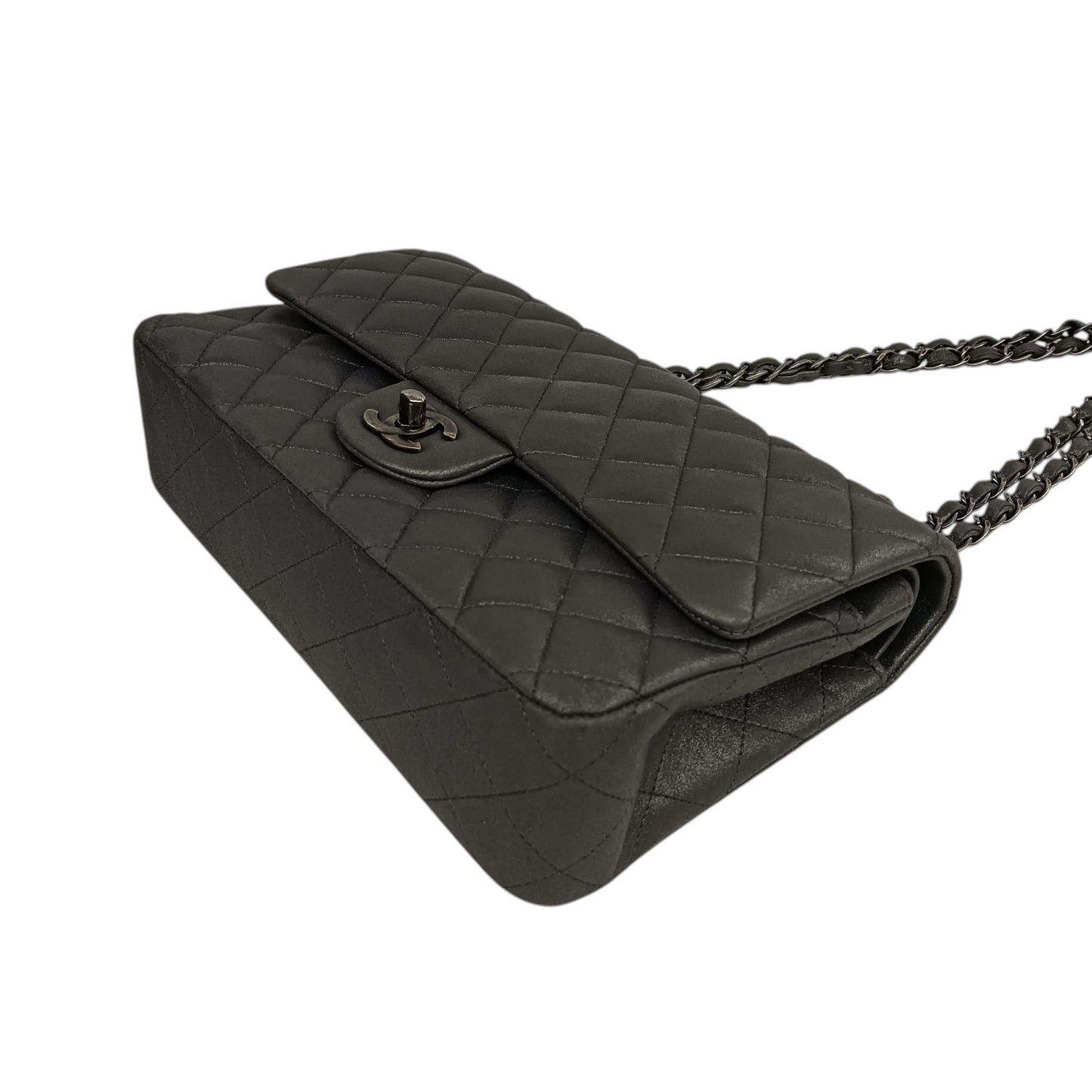 CHANEL Shoulder Bag 20422096 Gray BOY 25