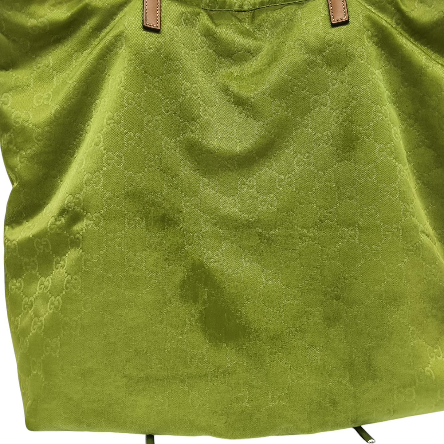 GUCCI Tote Bag Green 295252 467891 Rank(BC) Stain
